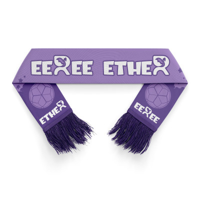 Dětská fialová zimní šála s třásněmi - EEREE