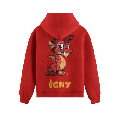 Dětská mikina červené barvy - IGNY