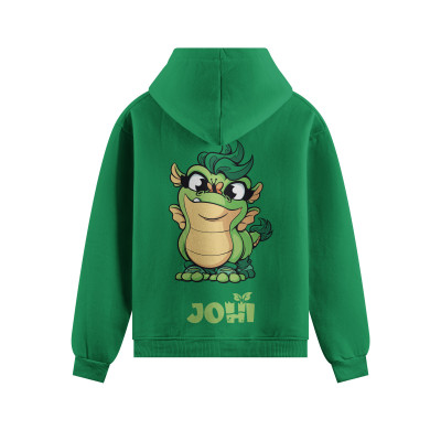 Dětská mikina zelené barvy - JOHI