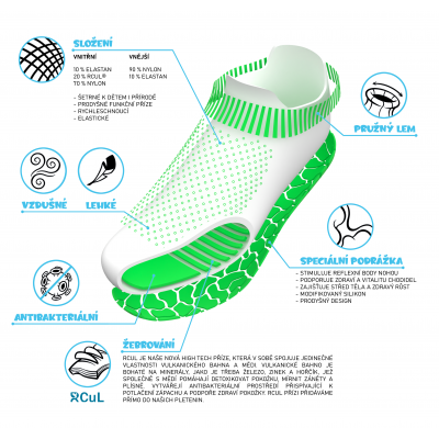 Juniorské ponožkoboty - měkké, teplé a bezpečné pro chůzi
