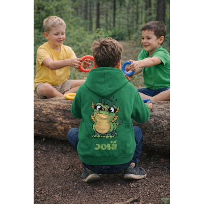 Dětská mikina zelené barvy - JOHI