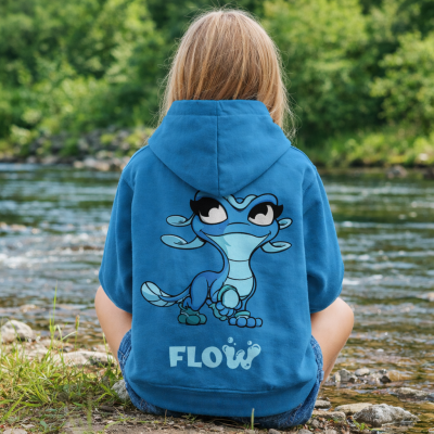 Dětská mikina tmavě modré barvy - FLOW