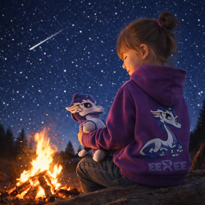 Dětská mikina fialové barvy - EEREE