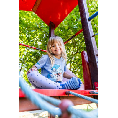 Světle modré dětské tričko -WAUU