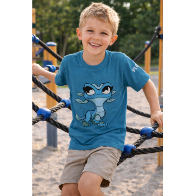 Tmavě modré dětské tričko - FLOW