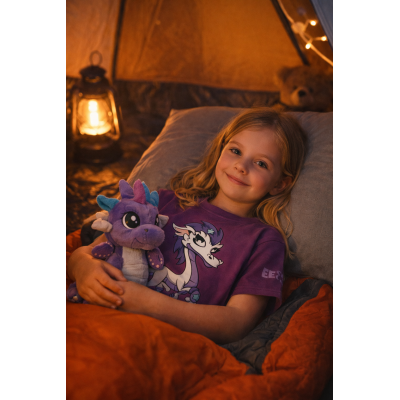 Fialové dětské tričko - EEREE