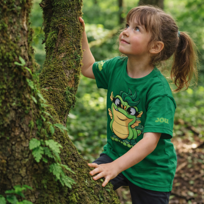 Zelené dětské tričko - JOHI