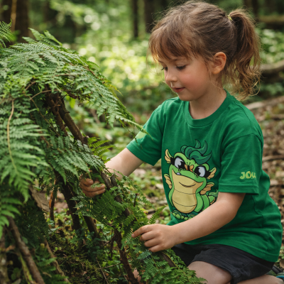 Zelené dětské tričko - JOHI