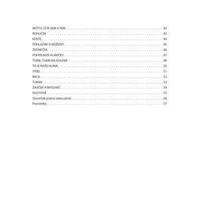 Publikace "Rozvíjíme smysly a řeč pohybem"