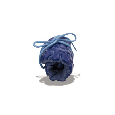 Dětské ponožkoboty modré - s tkaničkami