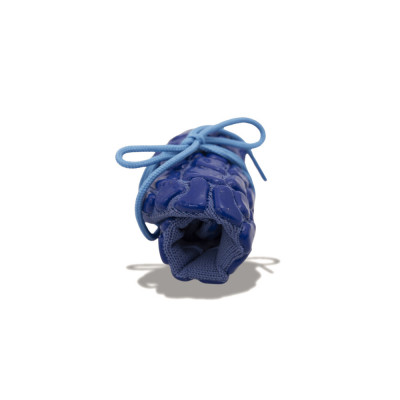 Dětské ponožkoboty modré - hladké